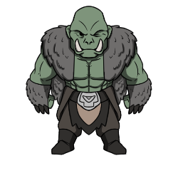 Orc God 1 by Fairbanks