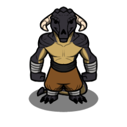 Black Dragonborn Monk 2 by Hammertheshark