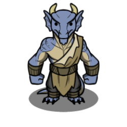 Silver Dragonborn Druid 2 by Hammertheshark