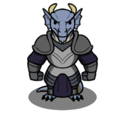 Silver Dragonborn Paladin 2 by Hammertheshark